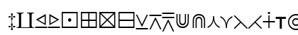 Math B Regular Uppercase Preview