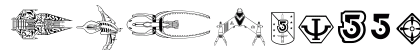 B5wingdings Bold Uppercase Preview