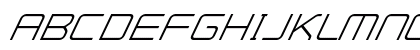 Babylonia Italic Uppercase Preview