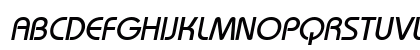 Bahase Oblique Uppercase Preview