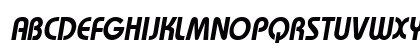 BahaseCondensed Bold-Oblique Uppercase Preview