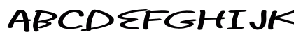 Banana Bee Expanded Italic Preview