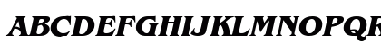Bangkok Bold Italic Uppercase Preview