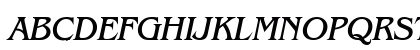 Bangkok Italic Uppercase Preview