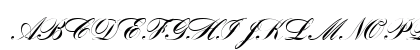 Bank Script Joining D Regular Uppercase Preview