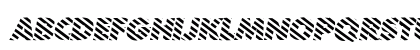 BarberPole Italic Uppercase Preview