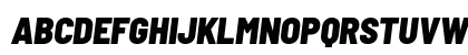 Barlow Semi Condensed Black Italic Uppercase Preview