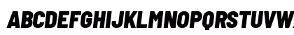 Barlow Semi Condensed Black Italic Uppercase Preview