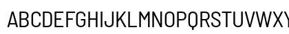 Barlow Semi Condensed Regular Uppercase Preview