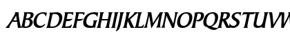 Barrett Bold Italic Uppercase Preview
