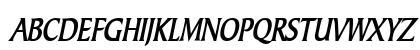 Barrett-Condensed Bold Italic Preview