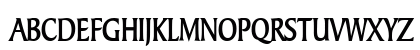 Barrett-Condensed Bold Uppercase Preview