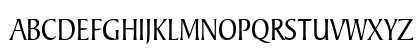 Barrett-Condensed Normal Uppercase Preview