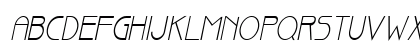 Basque-Condensed Italic Uppercase Preview