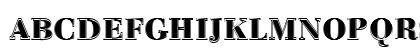 Bauer Bodoni T In1 Bold Uppercase Preview