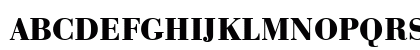 Bauer Bodoni T Bold Uppercase Preview