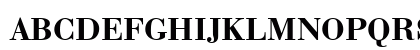 Bauer Bodoni T Demi Bold Uppercase Preview