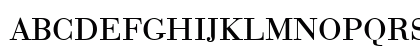 Bauer Bodoni T Regular Uppercase Preview