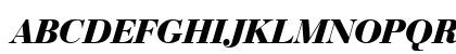 BauerBodDEE Bold Italic Uppercase Preview