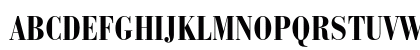 Bauer Bodoni Std 2 Bold Condensed Preview