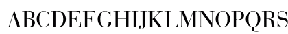 Bauer Bodoni Std 1 Roman Uppercase Preview