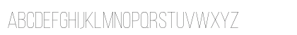 Bebas Neue Thin Uppercase Preview