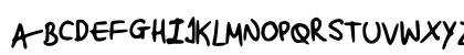 beccasfont Medium Uppercase Preview