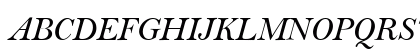 Bell T Italic Uppercase Preview