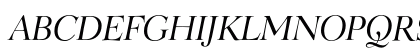 Belucian BookItalic Uppercase Preview
