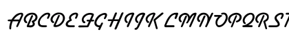 Bendy Regular Uppercase Preview