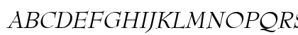 Bernhart Italic Uppercase Preview