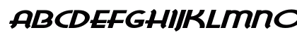 Berrington Extra-expanded Italic Preview