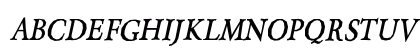Berylium Bold Italic Uppercase Preview