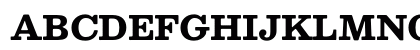 Besley* Bold Uppercase Preview