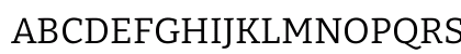 Bitter Regular Uppercase Preview