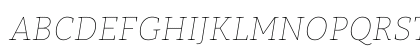 Bitter Thin Italic Preview