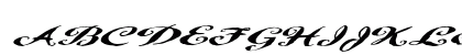 Blackheart Expanded Italic Preview