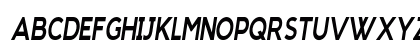 Blockjock Condensed Italic Preview