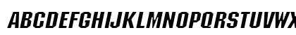 Block-Wide Italic Uppercase Preview