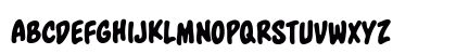 Blowhole BB Regular Uppercase Preview