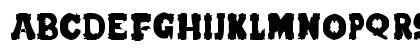 blurrr letters Regular Uppercase Preview
