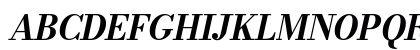 Bodoni* 06 Bold Italic Uppercase Preview