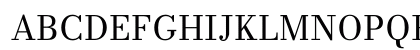 Bodoni* 06 Regular Uppercase Preview