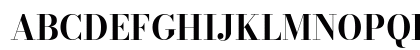 Bodoni* 16 Bold Uppercase Preview