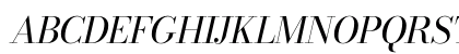 Bodoni* 16 Italic Uppercase Preview