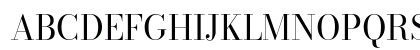 Bodoni* 16 Regular Uppercase Preview