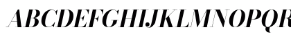 Bodoni* 24 Bold Italic Uppercase Preview