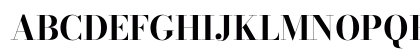 Bodoni* 24 Bold Uppercase Preview