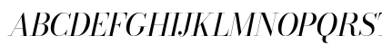 Bodoni* 24 Italic Uppercase Preview