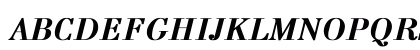 Bodoni Bold Italic Preview
